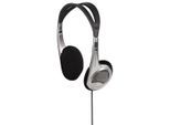 HAMA On-Ear-Kopfhörer "On-Ear Stereo Headset für MP3-Player, Anschluss 3,5-mm-Klinkenstecker", silber, Kopfhörer, Super Bass Power, On-Ear-Kopfhörer