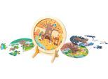 Puzzle HAPE "4-Jahreszeiten-Lagenpuzzle", bunt, Puzzles, KinderB:30cm T:3cm, Holz, Papier, Pappe, Puzzle, leuchtet im Dunkeln, B:30cm T:3cm