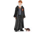 Spielfigur SCHLEICH "WIZARDING WORLD, Harry Potter™, Ron Weasley & Krätze (42634)", bunt, Spielfiguren, Kinder, Kunststoff, Spielfigur, Made in Europe
