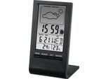 Innenwetterstation HAMA "LCD-Thermo-/Hygrometer "TH-100", schwarz, Wetterstationen, Innenwetterstation