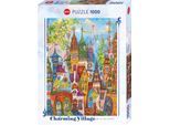 Puzzle HEYE "Red Arches", bunt, Puzzles, KinderB:50cm H:70cm, Pappe, Motiv, Puzzle, Made in Germany, B:50cm H:70cm