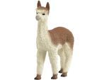 Spielfigur SCHLEICH "FARM WORLD, Alpaka (14928)", braun (natur), Spielfiguren, Kinder, Kunststoff, Spielfigur