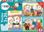Puzzle SCHMIDT SPIELE "Bobo Siebenschläfer, Freunde und Familie", bunt, Puzzles, Kinder, Pappe, Motiv, Puzzle, 3x24 Teile