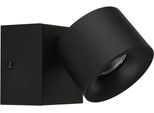 GLOBO LIGHTING LED Wandstrahler "RAE", schwarz (schwarz matt), 1, 1 Stk., Leuchten, Wandspot, Flur, Wohnzimmer, Arbeitszimmer, LED Wandstrahler