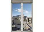 Wandsticker QUEENCE "Strandkorb", weiß, B:40cm H:60cm T:0,1cm, Wandtattoos, Wandsticker, Wandsticker, Wandbild, selbstklebend, 3D, Fenster