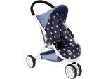 Puppenbuggy CHIC2000 "Speedy", blau (navy), Puppenwagen, KinderB:35cm H:59cm T:54cm, Kunststoff, Metall, Polyester, Puppenbuggy, mit leichtgängigen Doppelrädern, B:35cm H:59cm T:54cm