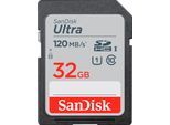 SANDISK Speicherkarte "Ultra SDHC™ UHS-I 32 GB", bunt, 32 GB, Speicherkarten, Speicherkarte