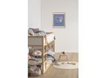 Bild KOMAR "Stitch One of a Kind", blau (farbe bild(er): blau), B:40cm H:50cm, Holz, Papier, Bilder, Bild, Wandbild zur Dekoration im Kinderzimmer - ohne Rahmen