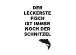 Wanddekoobjekt QUEENCE "Fisch", schwarz (schwaz), B:30cm H:45cm T:0,1cm, Stahl, Wanddekoobjekte, Wanddekoobjekt, Stahlschild, Blechschild, Spruch, Witzig, Wanddeko, retro, 20x30cm