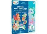 Kreativset ARTISTA "Glitzer-Fensterbilder Unterwasserwelt", bunt, Kreativsets, Kinder, Kreativset
