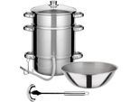 Einkochtopf GSW, silber (silberfarben), Ø:25cm, Töpfe, Einkochtopf, Edelstahl, Induktion