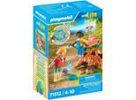 Konstruktions-Spielset PLAYMOBIL "Pflege der Igelfamilie (71512), My Life", bunt, Spielbausteine, Kinder, Kunststoff, Konstruktions-Spielset, Made in Europe