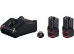 Akku Starter-Set BOSCH PROFESSIONAL "»GBA 12V 3.0Ah«", schwarz (schwarz, rot), B:184mm H:117mm T:226mm, Akkumulatoren, Akku Starter-Set, inkl. Ladegerät