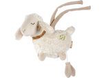 Spieluhr FEHN "fehnNATUR, Mini-Spieluhr Schaf", beige (ecru), Spieluhren, BabyB:17cm H:14cm, Spieluhr, B:17cm H:14cm