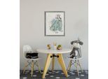 Wandbild KOMAR "Disney Lady and the Tramp Hello Tramp", blau (farbe bild(er): blau,weiß), Disney, 1 Stk., Vlies, Bilder, Wandbild, 30 x 40 cm (Breite x Höhe) - Kinderzimmer, Dekoration
