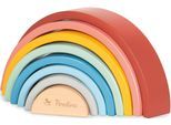 Stapelspielzeug PINOLINO "Holz-Regenbogen Ruby", bunt, Stapelspielzeug, BabyB:26cm H:13cm T:5cm, Holz, Stapelspielzeug, Made in Europe, B:26cm H:13cm T:5cm