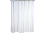 Duschvorhang WENKO "Uni White", weiß, B:180cm H:200cm, Polyester, Duschvorhänge, Duschvorhang, Höhe 200 cm, Polyester, waschbar