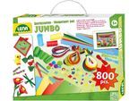 Kreativset LENA "Bastelkoffer Jumbo", bunt, Kreativsets, Kinder, Kunststoff, Kreativset