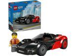Konstruktionsspielsteine LEGO "Elektro-Supersportwagen (60486), LEGO City", schwarz (bunt), Spielbausteine, Kinder, Kunststoff, Konstruktionsspielsteine, Made in Europe