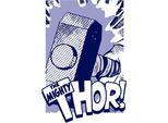 Bild KOMAR "Thor Mjölnir", blau (farbe bild(er): blau), B:30cm H:40cm, Holz, Papier, Bilder, Bild, Wandbild zur Dekoration im Kinderzimmer - ohne Rahmen