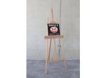 Leinwandbild KOMAR "Donut give up - Größe 30 x 30 cm", bunt (farbe rahmen: braun, farbe bild(er): bunt), B:30cm H:30cm T:2cm, Holz, Papier, Bilder, Leinwandbild, Keilrahmenbild mit Echtholzrahmen, Kinderzimmer