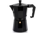 Espressokocher KRÜGER "Italiano", schwarz, 0,2 l, 3, Kaffeemaschinen, Espressokocher, traditionell italienisch, aus Aluminium, mit Silikon-Dichtungsring