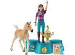 Spielfigur SCHLEICH "POCKET SET, Siegerehrung nach dem Turnier (81472)", bunt, Spielfiguren, Kinder, Kunststoff, Spielfigur