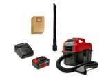 EINHELL Nass-Trocken-Akkusauger "TE-VC 18/10 Li", rot (rot, schwarz), B:25,5cm H:32cm T:49,5cm, Akkusauger, inkl. Akku 18V/4,0Ah und Ladegerät, Nass-Trocken-Akkusauger
