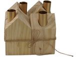 Adventsleuchter AM DESIGN "Weihnachtsdeko", braun, B:15,5cm H:13,5cm, Holzwerkstoff, Kerzenhalter, Adventsleuchter, Kerzenhalter, aus Holz, Höhe ca. 13,5 cm