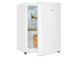EXQUISIT Kühlschrank "KB60-V-090E, 52 L Volumen", Energieeffizienz: E, weiß, B:45cm H:62cm T:45cm, Kühlschränke, Perfekte Kühlung für Snacks & Getränke – kompakt, flexibel, effizient, Kühlschrank