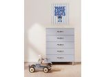 Wandbild KOMAR "Disney Lilo and Stitch Make Some Waves", blau (farbe bild(er): blau), Disney, 1 Stk., Vlies, Bilder, Wandbild, 30 x 40 cm (Breite x Höhe) - Kinderzimmer, Dekoration