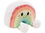Kuscheltier NICI "Regenbogen Nibsi, 28 cm schlenkernd", bunt, Plüschfiguren, KinderB:28cm H:21cm L:14cm, Kuscheltier, enthält recyceltes Material, B:28cm H:21cm L:14cm