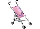 Puppenbuggy CHIC2000 "Roma, Mini-Buggy", lila (herzchen lila), Puppenwagen, KinderB:29cm H:57cm T:50cm, Kunststoff, Metall, Stoff, Puppenbuggy, B:29cm H:57cm T:50cm