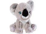 Kuscheltier HEUNEC "Koalabär sitzend, 20 cm", grau, Plüschfiguren, KinderH:20cm, Kuscheltier, enthält recyceltes Material, H:20cm