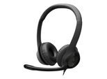 LOGITECH Kopfhörer "H390 USB", schwarz, B:7cm H:19,3cm T:17,3cm, Kopfhörer, Kopfhörer