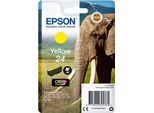 EPSON Tintenpatrone "24, Claria HD Photo", gelb, Tintenpatronen, original Epson Druckerpatrone 24, Tintenpatrone