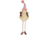 Engelfigur I.GE.A. "Engel", rosa, B:10cm H:40cm, Kunststoff, Polyester, Dekofiguren, Engelfigur, Dekofigur