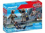 Konstruktions-Spielset PLAYMOBIL "SWAT-Figurenset (71146), My Action Heroes", bunt, Spielbausteine, Kinder, Kunststoff, Konstruktions-Spielset, Made in Europe