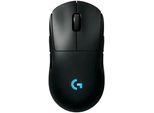 LOGITECH Gaming-Maus "PRO 2 LIGHTSPEED", schwarz, B:6,35cm H:4cm T:12,5cm, Computer-Mäuse, Gaming-Maus