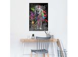 Poster REINDERS "Coloured Lion", bunt (farbe bild(er): bunt), B:61cm H:91,5cm T:0,1cm, Holzwerkstoff, Bilder, Poster