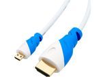 CSL Audio- & Video-Kabel "HDMI Kabel, 3-fach geschirmt, verschiedene Längen", weiß, 500cmcm, Kabel, Audio- & Video-Kabel