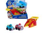 Spielzeug-Auto SPIN MASTER "PAW Patrol – Pup Squad Launcher mit Marshall & Rex Fahrzeugen", bunt, Spielzeugfahrzeuge, Kinder, Kunststoff, Spielzeug-Auto