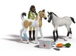 Spielfigur SCHLEICH "HORSE CLUB, Sarah's Erste-Hilfe-Set (42777)", bunt, Spielfiguren, Kinder, Kunststoff, Spielfigur