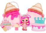 Minipuppe YUMMILAND "Yummiland Beauty Bag Playset + Lip Gloss Doll - Ice Cream Beauty Bag", bunt, Puppen, Kinder, Minipuppe, inklusive Schlüsselanhänger