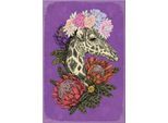 Metallbild QUEENCE "Flower Power", rosa (farbe bild(er): rosa), B:30cm H:20cm, Bilder, Metallbild
