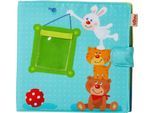 Greifspielzeug HABA "Baby-Fotoalbum Spielgefährten", bunt, Greifspielzeug, BabyB:20cm H:2cm L:20cm, Polyester, Polyvinylchlorid, Greifspielzeug, B:20cm H:2cm L:20cm