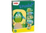 Puzzle HABA "6 erste Puzzles Waldtiere", bunt, Puzzles, Kinder, Pappe, Motiv, Puzzle