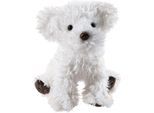 Kuscheltier HEUNEC "Misanimo, Hund Malteser", beige (creme), Plüschfiguren, KinderH:25cm, Kuscheltier, H:25cm