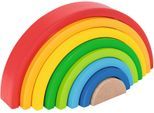 Stapelspielzeug EICHHORN "Regenbogen", bunt, Stapelspielzeug, BabyL:17,5cm, Holz, Stapelspielzeug, L:17,5cm
