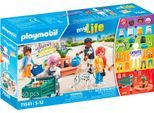 Konstruktions-Spielset PLAYMOBIL "My Figures: Shopping (71541), My Life", bunt, Spielbausteine, Kinder, Kunststoff, Konstruktions-Spielset, Made in Europe